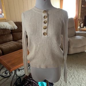 Cream sweater